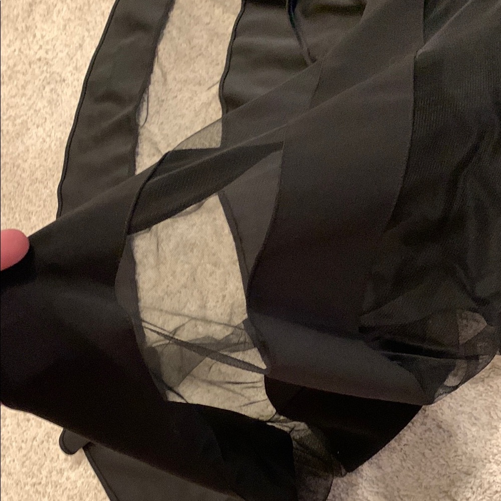 XSCAPE OFF-SHOULDER BLACK COCKTAIL DRESS - Picture 12 of 16